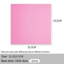 32*32 50*50 Dots Classic Base Plates Blocks DIY Small Size City Road Bricks Baseplates Construction Building Toys For Kids Gifts