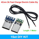 10PCS USB 3.1 Type-C Connector 12 24 Pins Female/Male Socket Receptacle Adapter to Solder Wire & Cable 24 Pins Support PCB Board