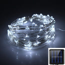 Solar Garden Festoon String Lights Outdoor Waterproof Street Fairy Garland New Year Party Christmas Backyards Decoration Lamp