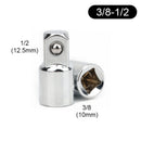 1/4" 3/8" 1/2" Ratchet Wrench Adapter Chrome Vanadium Steel Sleeve Adapter Drive Socket Converter Wrench-sleeve Joint Converter