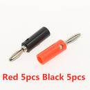 10Pcs/set Male Female J072 4mm Banana Plug Male And Female To Insert Connector Banana Pin DIY Model