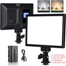 Viltrox L116T Portable LED Video Light Ultra-thin LCD Bi-Color Dimmable DSLR Studio mini Lamp Panel for YouTube show live Camera