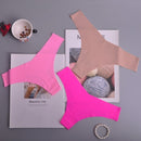 Hot Silk Sexy Women Thongs g string Seamless Panties Female Underwear Tanga Panties Low-Rise Lingerie Panty Intimates 3pcs ac125