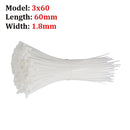Self-locking plastic nylon cable tie 100 pieces white 5x300 cable tie fastening ring 3x200 industrial cable tie cable tie set