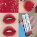 Cute Mirror Lipstick Makeup Matte Texture Waterproof Long Lasting Sweat Resistant Rich Color Silky Lip Glaze Lip Tint Maquillaje