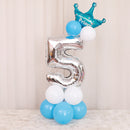 Happy Birthday Balloon 1 2 3 4 5 6 Foil Balloons Air Baloons 1st Birthday Party Decorations Kids Babyshower Baby Shower Boy Girl