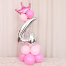 Happy Birthday Balloon 1 2 3 4 5 6 Foil Balloons Air Baloons 1st Birthday Party Decorations Kids Babyshower Baby Shower Boy Girl
