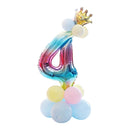 Happy Birthday Balloon 1 2 3 4 5 6 Foil Balloons Air Baloons 1st Birthday Party Decorations Kids Babyshower Baby Shower Boy Girl