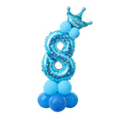 Happy Birthday Balloon 1 2 3 4 5 6 Foil Balloons Air Baloons 1st Birthday Party Decorations Kids Babyshower Baby Shower Boy Girl