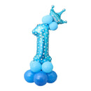 Happy Birthday Balloon 1 2 3 4 5 6 Foil Balloons Air Baloons 1st Birthday Party Decorations Kids Babyshower Baby Shower Boy Girl