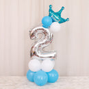 Happy Birthday Balloon 1 2 3 4 5 6 Foil Balloons Air Baloons 1st Birthday Party Decorations Kids Babyshower Baby Shower Boy Girl