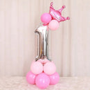 Happy Birthday Balloon 1 2 3 4 5 6 Foil Balloons Air Baloons 1st Birthday Party Decorations Kids Babyshower Baby Shower Boy Girl
