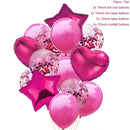 Happy Birthday Balloon 1 2 3 4 5 6 Foil Balloons Air Baloons 1st Birthday Party Decorations Kids Babyshower Baby Shower Boy Girl
