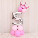 Happy Birthday Balloon 1 2 3 4 5 6 Foil Balloons Air Baloons 1st Birthday Party Decorations Kids Babyshower Baby Shower Boy Girl