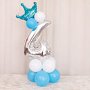 Happy Birthday Balloon 1 2 3 4 5 6 Foil Balloons Air Baloons 1st Birthday Party Decorations Kids Babyshower Baby Shower Boy Girl