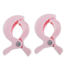2pc/lot Baby Colorful Car Seat Accessories Plastic Pushchair Toy Clip Pram Stroller Peg To Hook Cover Blanket Mosquito Net Clips
