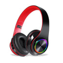 Headsets Gamer Headphones Blutooth Surround Sound Stereo Wireless Earphone USB With MicroPhone Colourful Light PC Laptop Headset