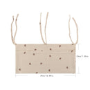 1pc Portable Baby Crib Storage Bag Multifunctional Newborn Bed Headboard Organizer For Kids Baby Bedding Diaper Bag