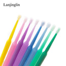 100/200pcs Micro Brushes Cotton Swab Eyelash Extension Disposable Eye Lash Glue Cleaning Brushes Applicator Sticks Makeup Tools