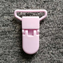 5pcs 25mm Plastic Baby Pacifier Chain Transparent Pacifier Clips Soother Holder For Baby Pacifier Nipples Holder Round Clamp