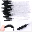 Disposable Silicone Gel Eyelash Brush Comb Mascara Wands Eye Lashes Extension Tool Professional Beauty Makeup Tool For Women