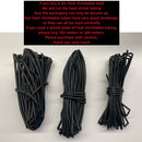 2:1 Black 1 2 3 5 6 8 10mm Diameter Heat Shrink Heatshrink Tubing Tube Sleeving Wrap Wire Sell DIY Connector Repair