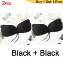 DeRuiLaDy Seamless Wireless Adhesive Stick Bra Strapless Push Up Bras Women Sexy Backless Lingerie Invisible Silicone Bralette