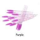 Disposable Eyelash Brush 25/50 Pcs Crystal Eye Brush Diamond Handle Mini Mascara Wands Brush Eyelash Extension Makeup Brush Set