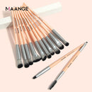 MAANGE Pro 3/5/12 Pcs Makeup Brushes Set Eyeshadow Eyeliner Eyelash Eyebrow Brush Beauty Make up Blending Tools Maquiagem