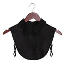 Women Cotton Lace Fake Collar Blouse Vintage Detachable Collar Women&