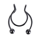 Stainless Steel Fake Piercing Nose Ring for Women Men Magnetic Septum Piercing Nose Cuff Punk Hip Hop Fake Body Jewelry Ear clip