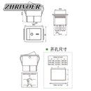 1/5Pcs KCD4 Rocker Switch ON-OFF 2 Position 4 Pins / 6 Pins Electrical equipment With Light Power Switch 16A 250VAC/ 20A 125VAC