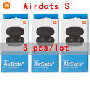 3/6 pieces/lot Xiaomi Redmi Airdots 2 TWS Wireless Earphone AI Control Gaming Headset With Mic Original Xiaomi Airdot S Earbuds