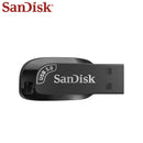 Original SanDisk Ultra Shift USB 3.0 Flash Disk 128GB 64GB 32GB Mini Key Pendrive Black Flash Drive Memory Stick For Computer