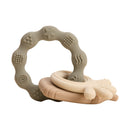 1pc Baby Teether Silicone Bracelet BPA Free Cute Animal Silicone Pendant Wood Ring Teething Rattle for Baby Accessories Toys