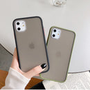 Solid Colors Silicone Shock Proof Phone Case For iPhone 11 Pro Max XR XS Max 6S 8 7 Plus