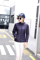 Light Duck Down Puffer Coat Women 2022 Autumn Coats Warm Duck Down Female Casual Jacket Stand Collar Pocket Lady Slim Jacket 3XL