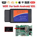 ELM327 OBD2 Scanner V1.5 PIC18F25K80 BT/WIFI Car Diagnostic Tools Auto ELM 327 OBDII Code Reader Work Android/IOS/Windows 12V