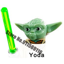 Disney Luke Skywalker Ahsoka Tano Building Block Yoda Obi-Wan Kenobi Sith Kylo Ren Count Dooku Starkiller Brick Figure Toy