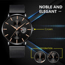 reloj hombre 2022 Mens Fashion Ultra-thin Watches Men Business Casual Stainless Steel Mesh Belt Quartz Watch relogio masculino