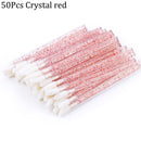 50pcs Disposable Eyelashes brush Individual Lash Removing Cleaning Mascara Applicator Makeup Brushes For Eyelash Extension Tool