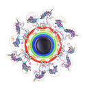 Whirling Running Animation Fidget Spinner Gyro Cartoon Anime Running Dynamic Hand Spinner for Children Adult Stress Relief Toys