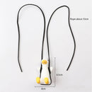 Gypsum Cute Anime Car Accessorie Swing Duck Pendant Auto Rearview Mirror Ornaments Birthday Gift Auto Decoraction Car Fragrance