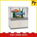 Small Particle Building Block Fish Tropical Animals Tank Compatible MOC DIY Mininatures Model Creative Gift Bricks Kid Toys