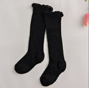 New Kids Socks Toddlers Girls Big Bow Knee High Long Soft Cotton Lace baby Socks Kids Solid Colour Cute Bow Girls Socks