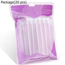 20pc Reusable Eyebrow Brush Tube Leopard Serpentine Diamond Flask Mascara Wand Dust-proof Eyelash Extension Supplies Makeup Tool