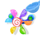 Baby Bath Toys Colorful Waterwheel Bathing Sucker Bathtub Water Spray Play Set Shower Sprinkler Toy For Kids Toddler Children