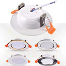 LED Downlight 220V Spot Three colors dimming 5W 7W 9W 12W 15W Recessed in LED Ceiling Downlight Light Cold Warm white Lamp
