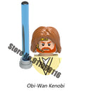 Disney Luke Skywalker Ahsoka Tano Building Block Yoda Obi-Wan Kenobi Sith Kylo Ren Count Dooku Starkiller Brick Figure Toy