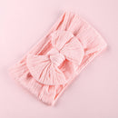 32 Colors Cable Bow Baby Headband for Child Bowknot Headwear Cables Turban for Kids Elastic Headwrap Baby Hair Accessories